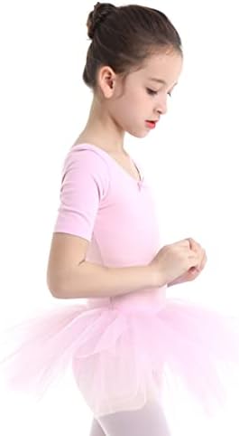 Runhomal Çocuk Kız Bale Dans Tutu Elbise Modern Caz Latin Dans Kıyafeti Etekli Leotard Giyim