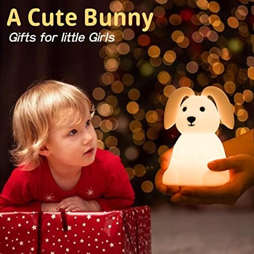 LOVERUİS sevimli tavşan gece lambası-Çocuklar için sevimli ışık Çocuklar için hayvan gece lambası gece lambası Yatak