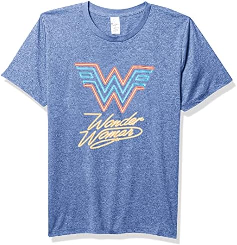 WARNER BROS Wonder Woman 2020 Neon ışıkları çocuğun Performans Tişörtü