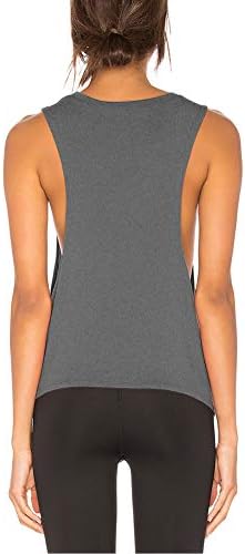 Bestisun Bayan Seksi Egzersiz Tankı Üstleri Yoga Giysileri Kravat Düğüm Atletik spor forma Kırpma Üstleri