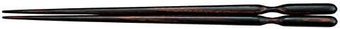 Fukui Craft 5-1155-10 Yemek Çubukları, Shibori Yemek Çubukları, Mürekkep Aroması, Siyah, 9,1 x 3,1 x 3,1 inç (23 x
