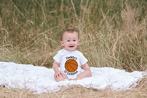 7 yedi 9 Giyim Erkek Bebek babasının Lil Dribbler Basketbol Tek Parça