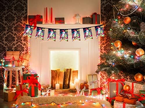 Merry Christmas Kiraz Kuşu Merry Grinchmas Afiş İç ve Dış Mekan Süslemeleri için Noel Afişi Jack Skellington ve Grinch