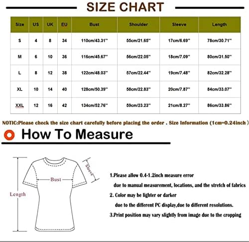 UQRZAU kadın T Shirt Moda Rahat Baskılı Desen Yuvarlak Boyun Gevşek Kısa Kollu Üst Bluz 2023 T Shirt