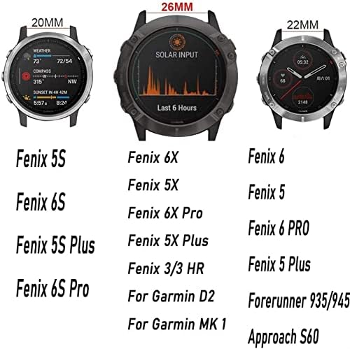 IENYU Paslanmaz Çelik 26mm 22mm Hızlı Bırakma Watchband Bilek Kayışı Garmin Fenix 6 6X Pro 5X5 Artı 3 SAAT İzle Kolaylık