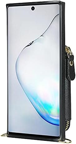 Crossbody Cüzdan samsung kılıfı Galaxy Note 10, Cüzdan telefon kılıfı ile kart tutucu, Kickstand, Manyetik Kapatma,