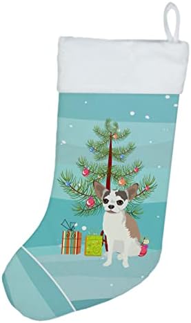 Caroline Hazineleri WDK2981CS Chihuahua Merle Noel Noel Çorap, Şömine Asılı Çorap Noel Sezon Parti Dekor Aile Tatil