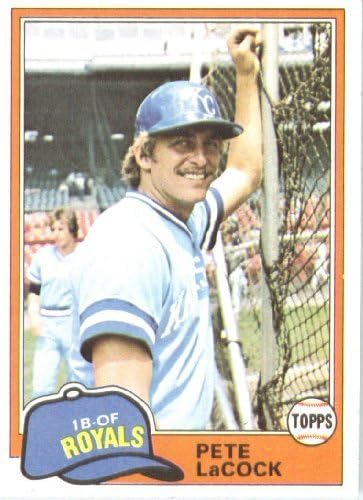 1981 Topps Beyzbol Kartı 9 Pete LaCock