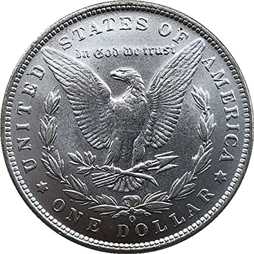 1897o Versiyonu Amerikan Morgan Sikke Çoğaltma hatıra parası Gümüş Kaplama Antik El Sanatları hatıra parası Tahsil