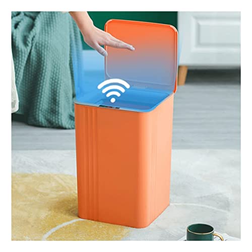 MFCHY Mutfak Otomatik akıllı sensörlü çöp kovası Can Su Geçirmez / çöp kutusu için Ev WC Akıllı çöp tenekesi (Renk: