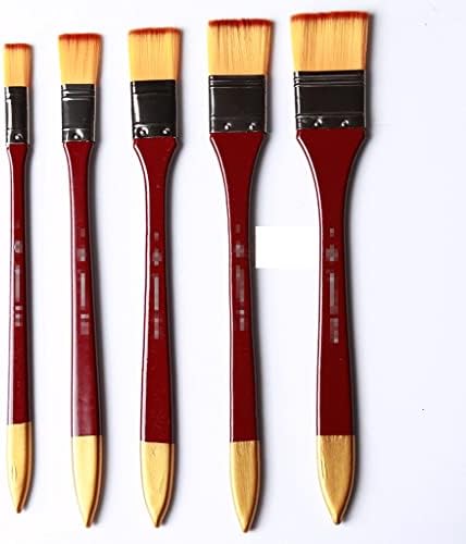 ZHUHW Naylon Fırça Sopa 5 Yağlıboya Su Tebeşir Fırça Boya Akrilik Fırça Sanat Malzemeleri Boyama Kalem