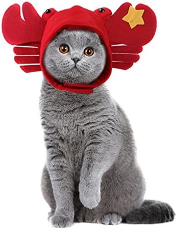 Cadılar bayramı Pet Kostüm Pet Kedi Yengeç Şapka Kedi Cadılar Bayramı Ahtapot Şapka Sevimli Pembe Domuz Pet Şapka