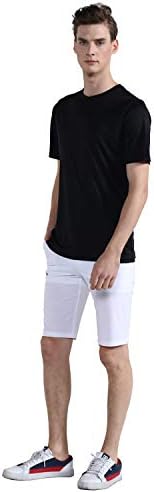 EAGEGOF erkek Teknoloji kısa kollu tişört Slim Fit Performans Atletik Spor Tee