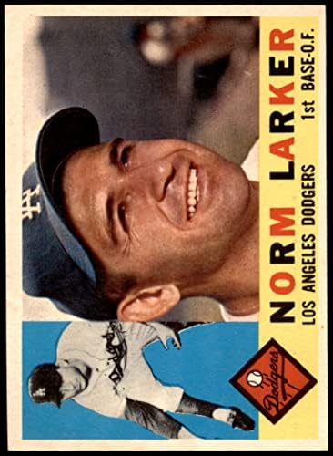 1960 Topps 394 Norm Larker Los Angeles Dodgers (Beyzbol Kartı) ESKİ / MT Dodgers
