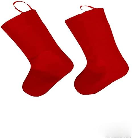 MALLOOM Çorap 1 Çorap Örme Paketi Dekor Noel Kırmızı Aile Tatili için Çorap Kablo Çorap Tutucu Fotoğraf (kırmızı,