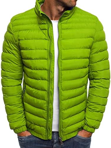 Erkek Ceket, artı Boyutu Uzun Kollu Palto Erkekler Trend Aktif Kış Yüksek Boyun Zip Up Ceketler Fit Katı Color3