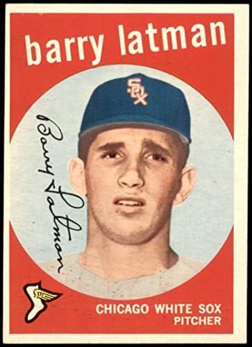 1959 Topps 477 Barry Latman Chicago White Sox (Beyzbol Kartı) NM White Sox