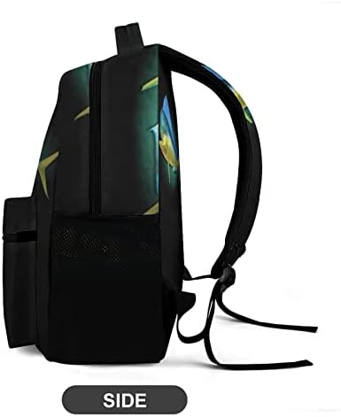 Mahi ton balığı Laptop sırt çantaları sevimli seyahat çantası rahat omuz sırt çantası hediye erkekler Kadınlar için