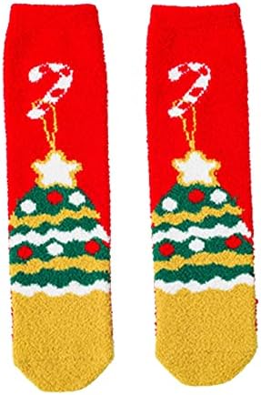 Çocuklar Bebek Kız Erkek Noel Polar Sıcak Uyku Uzun Çorap Diz Çorap Terlik Çorap Yumuşak Ayakkabı Erkek 24 (C, Bir