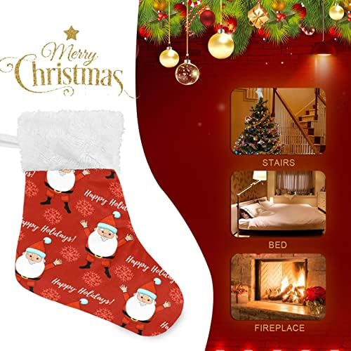 JSTEL Noel Noel Baba Noel Çorap askı süsleri Dekorasyon, 4 Paket Küçük Asılı Çorap Noel Dekor,62