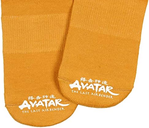 Avatar Son Hava Bükücü Aang Dövme erkek 2 Paket Atletik Yetişkin Ekip Çorap