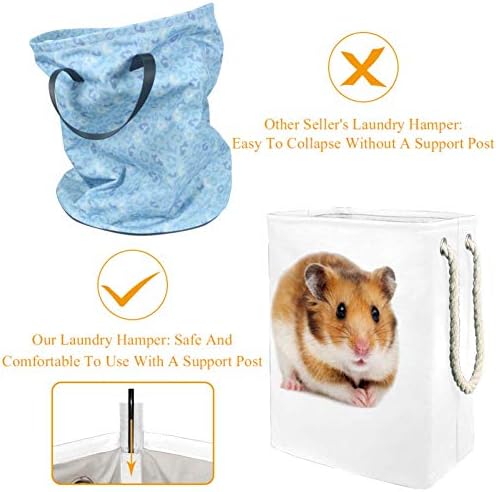 Inhomer Sevimli Hamster 300D Oxford PVC Su Geçirmez Giysiler Sepet Büyük çamaşır sepeti Battaniye Giyim Oyuncaklar