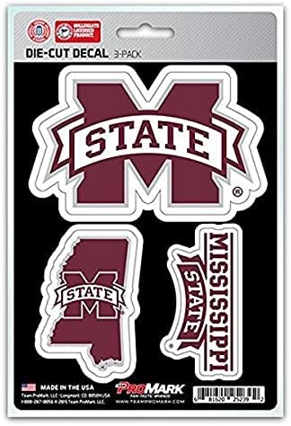 FANMATS NCAA Mississippi Eyalet Bulldogları Takım Çıkartması