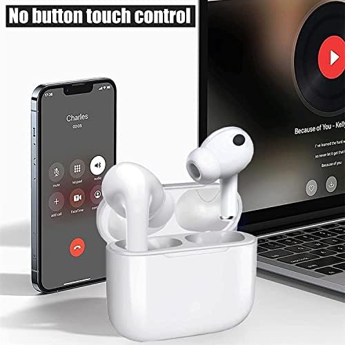 [Apple MFi Sertifikalı] AirPods Pro Kablosuz Kulaklıklar Bluetooth Kulak İçi Hafif Kulaklıklar Dahili Mikrofon, Dokunmatik