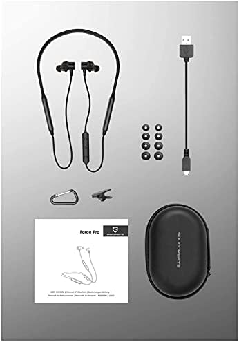 SoundPEATS Force Pro Çift Dinamik Sürücüler Bluetooth Kulaklıklar, Crossover'lı Boyun Bantlı Kablosuz Kulaklıklar,