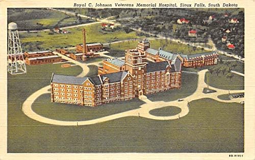 Gaziler Anıtı Hastanesi Sioux Falls, Güney Dakota SD Kartpostalları