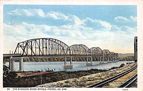 Missouri Nehri Köprüsü Pierre, Güney Dakota SD Kartpostallar