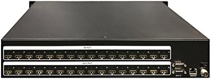 ISEEVY 16x16 HDMI Matrix Switch ile HDMI 16 in 16 Out Tam Kanallar Destek 4Kx2K@30Hz,1080 P 3D@60Hz, HDCP 1.4, mavi-ray