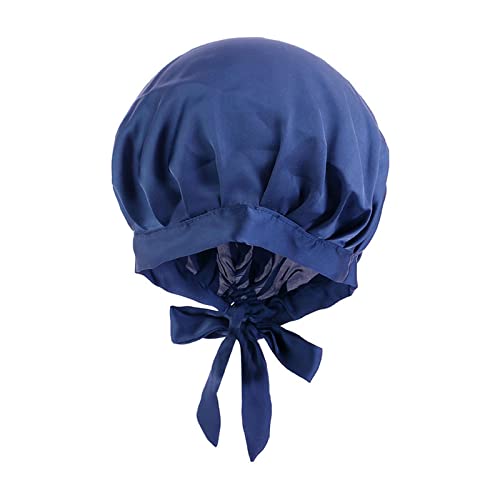 Kadın Kanser Kafa Şapka Kap Saç Türban Başkanı Wrap Türban Şapka Banyo Duş Başlığı Banyo Şapka Saç Çita (Donanma,