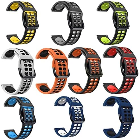 DAİKMZ Kordonlu Saat Spor Kayışı Garmin Venu 2 / Vivoactive 4 kordon akıllı saat silikon bilezik (Renk: Renk G, Boyut: