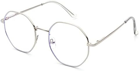 Anti mavi ışık gözlük, Pc gözlük, hiçbir reçete gözlük, Anti Uv gözlük kalma gözlük erkekler Pc gözlük (siyah altın)
